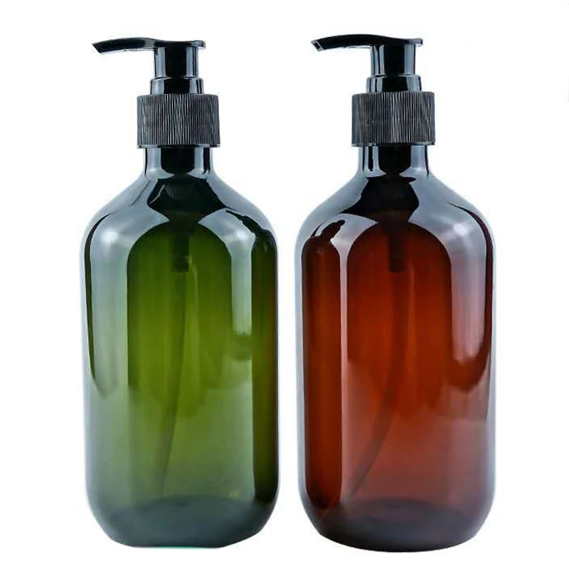 

500Ml Shower Gel Shampoo Press Bottle Bathroom Storage Bottles Refillable Travel Bottle Refillable Bottle