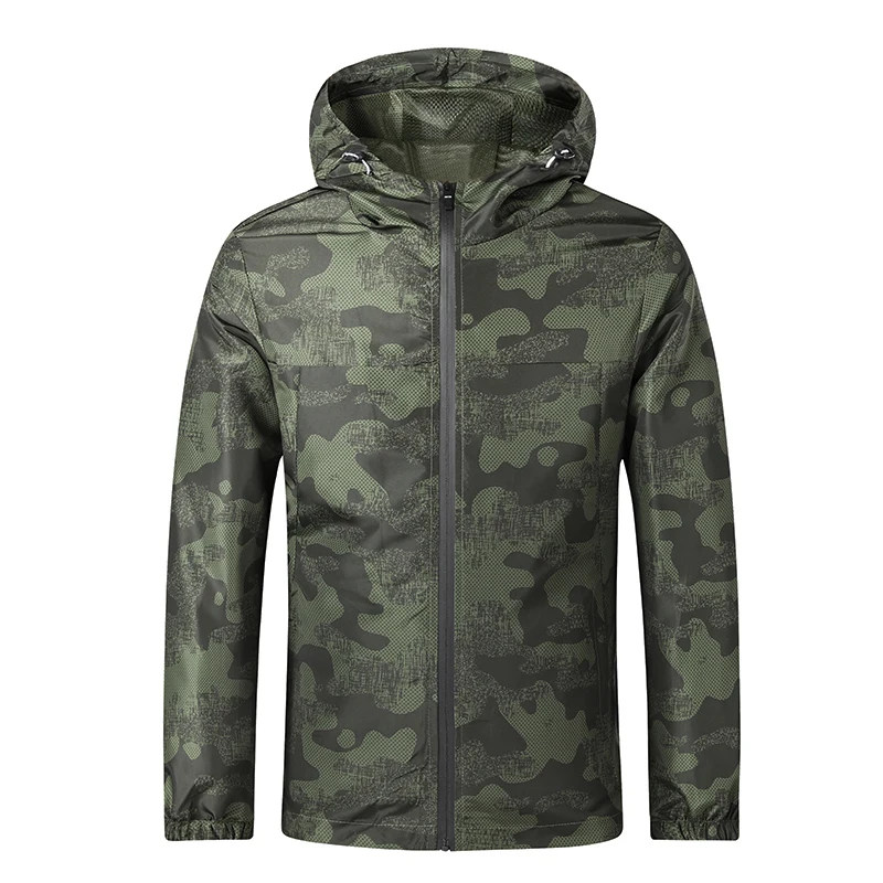Men Camouflage Jacket  Military Tactical Hoodie Jacket Waterproof Warm Windbreaker Europe trend Clothing Spring Autum fashion