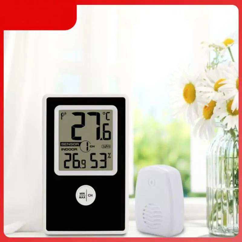 

Wireless Weather Station Indoor Portable Temperature Humidity Sensor 8 Channels 433 Mhz Battery Thermometer Detector