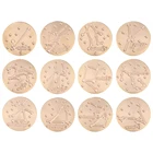 12 созвездий, восковая печать, штамп, ретро штампы для запечатывания, Медная головка для сделай сам, скрапбукинг, Свадебное приглашение, конверты для украшения