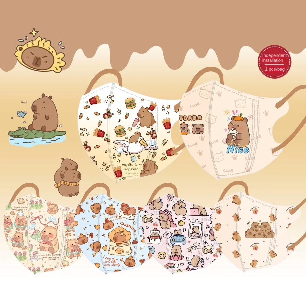 2024 детская маска с героями мультфильмов одноразовая солнцезащитная против