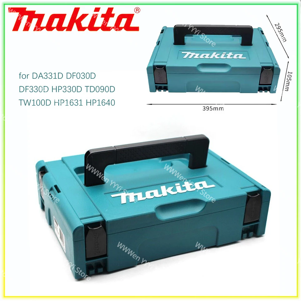 Оригинальный Штабелируемый коннектор Makita, модель 1 395X295X105 для DA331D DF030D DF330D HP330D TD090D TW100D HP1631 HP1640