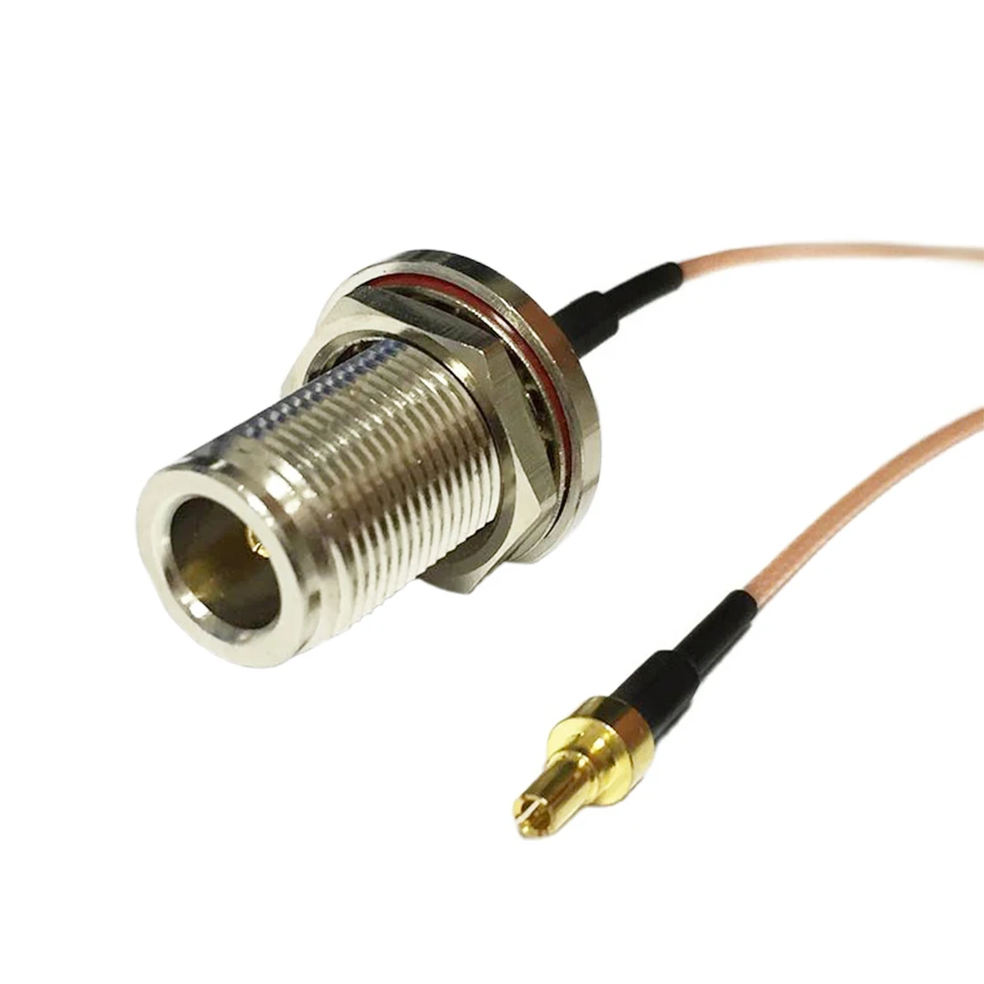 

New N Female Nut / Male Switch CRC9 Male Plug Straight Pigtail Cable RG178 Wholesale 15cm 6" /30cm/50cm for HUAWEI E156