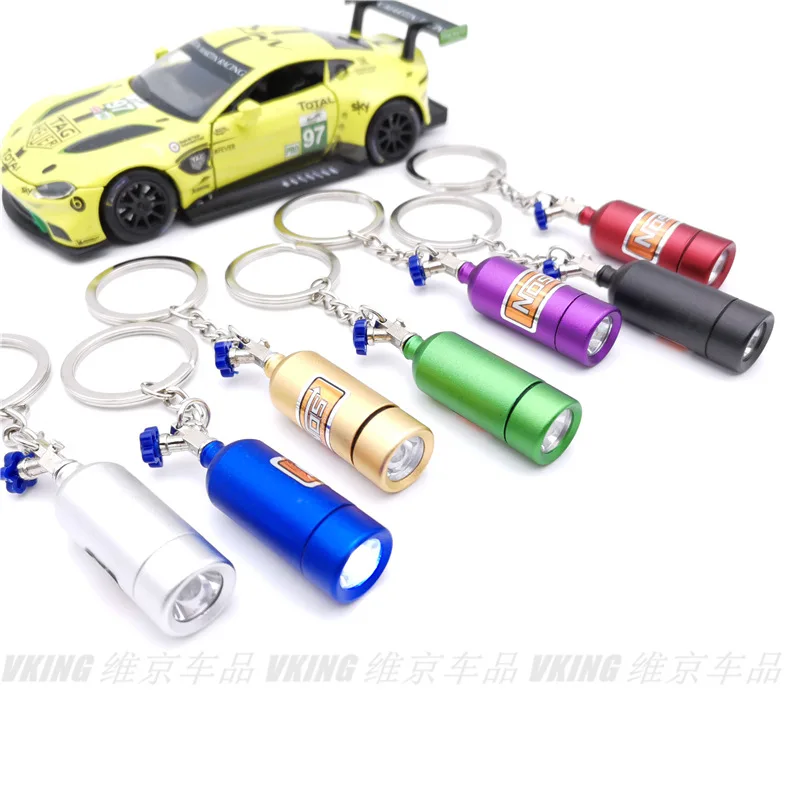 

Outdoor LED lamp keychain with NOS nitric oxide keychain with LED lamp
