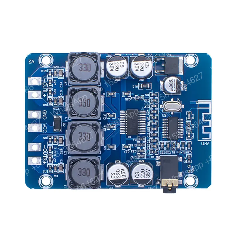 Фото Плата цифрового усилителя мощности TPA3118 2x30W DC 8-26V для стереоаудио и Bluetooth, для DIY-проектов, игрушек и моделей №3