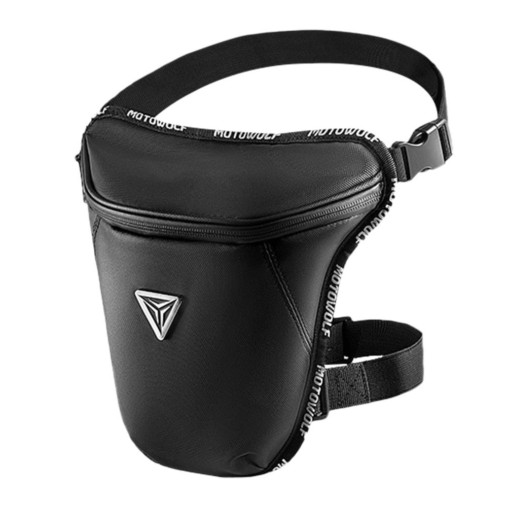 

Черная Водонепроницаемая Поясная Сумка Для Мотоцикла, Легкая Повседневная Сумка Для Езды На Велосипеде