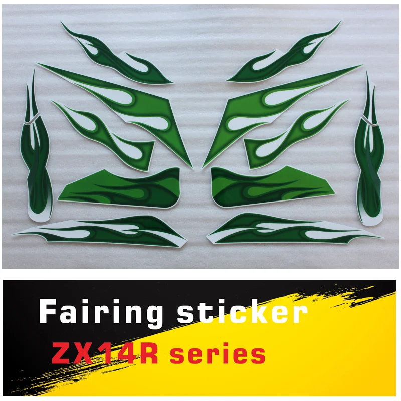 

Protect Decorative Decals New Motorcycle Whole Vehicle Fairing Kit Stickers For Ninja ZX14R ZX 14R 2012-2013