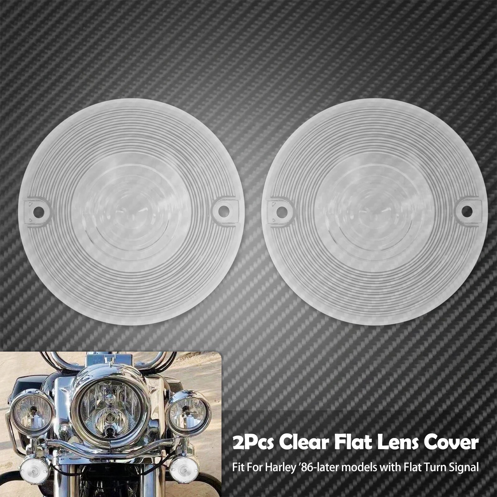 

Мотоциклетный указатель поворота, 2 шт., крышка объектива, дымчатый/прозрачный/красный/оранжевый для Harley Touring Softail Electra Glide Heritage