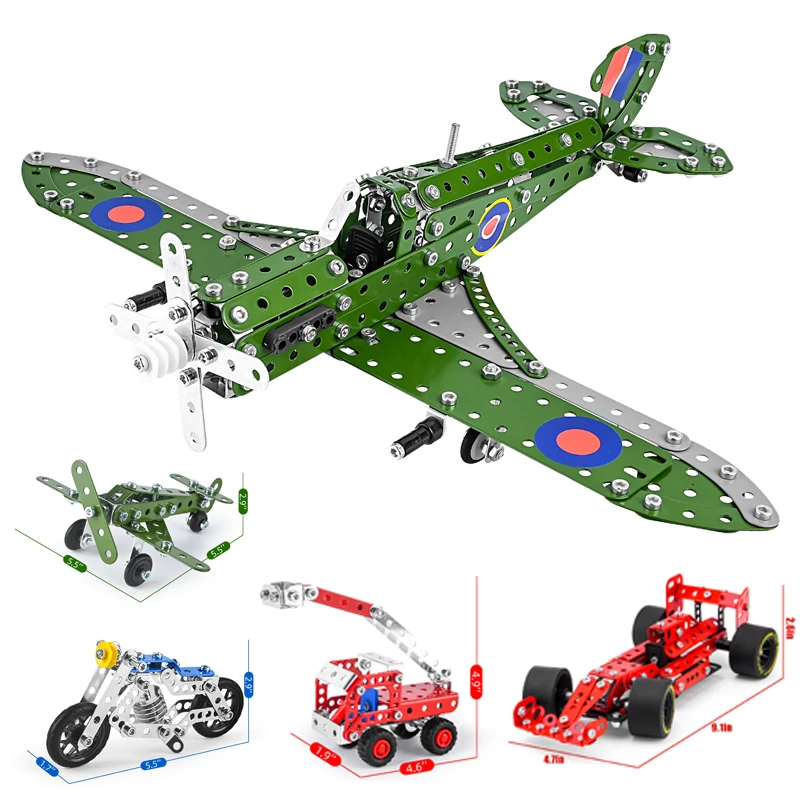 

Конструктор металлический детский «пожарная техника» из сплава