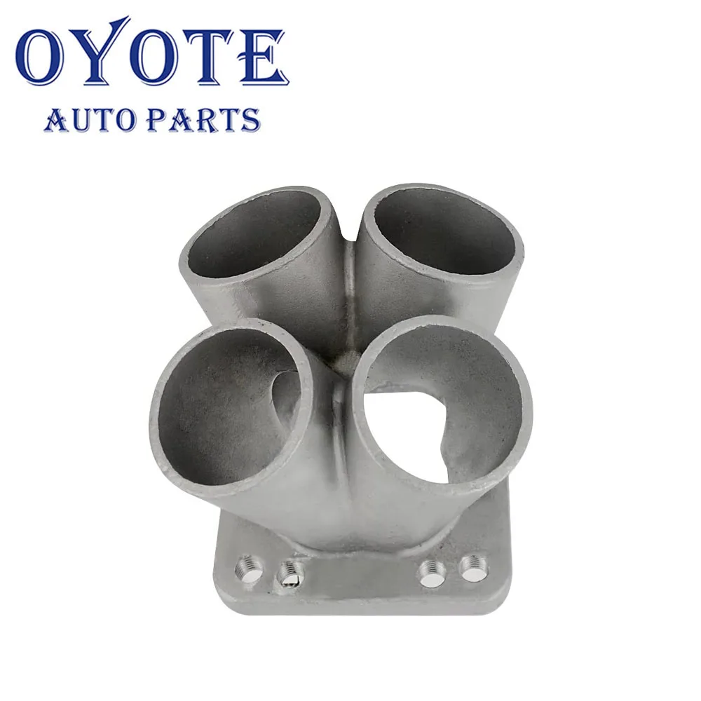 OYOTE Литой коллектор из нержавеющей стали 4-1 с турбонаддувом T3 T4 фланцем
