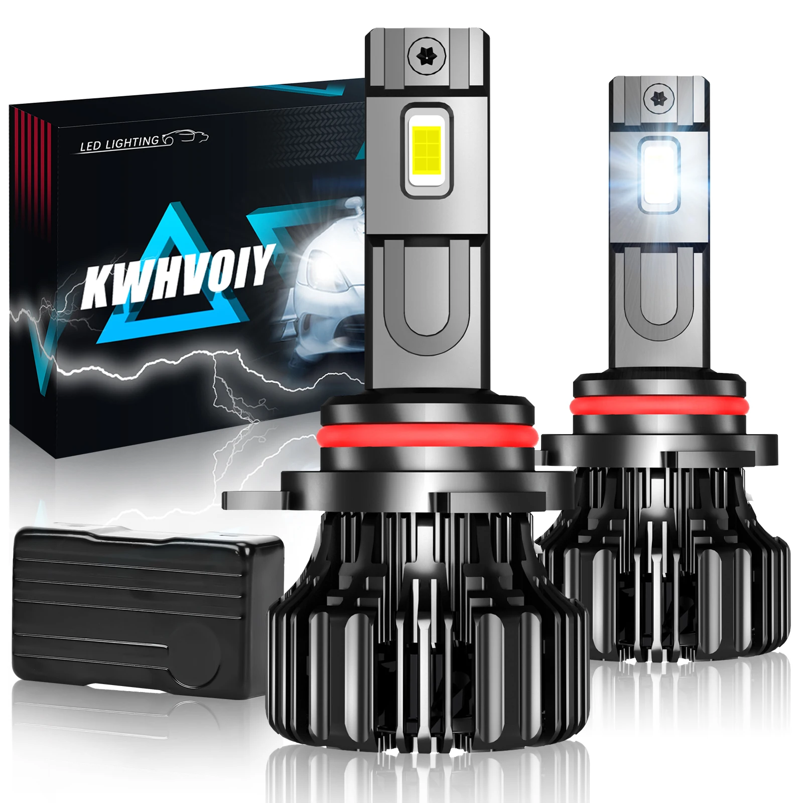 

9012 Hir2 H4 H7 LED Lights Bulbs 120W 24000LM 9005 9006 HB3 H11 120W H1 LED H8 H9 Headlight 6500K White Car Headlamp 12 24V