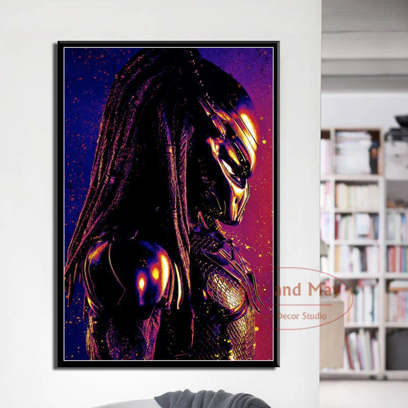 

The Predator Hot Classic Horror Movie Canvas Painting Posters And Prints Wall Art Picture Vintage Decorative Home Decor Cuadros