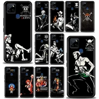 for realme c1 c2 c21y c25 c12 case silicone back cover one piece dark style anime phone case for oppo realme gt 5g gt2 neo coque