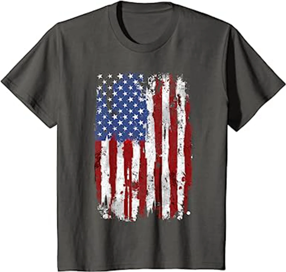 

USA Flag American United States of America Yk2 T Shirt for Men Tee Homme Top Camiseta
