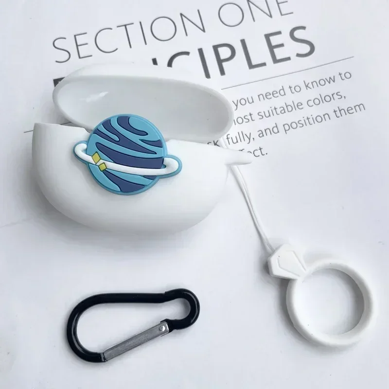 Противоударный силиконовый чехол для наушников Realme Buds T01