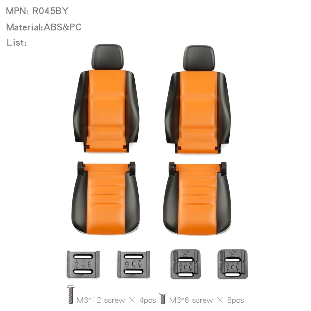 

Для 1/10 Rc Crawler Traxas Trx4 Trx6 Axial Scx10 Ii 90046/47 Yikong Rgt Redcat Rc Автомобильная часть Rcdream Имитация внутренних сидений