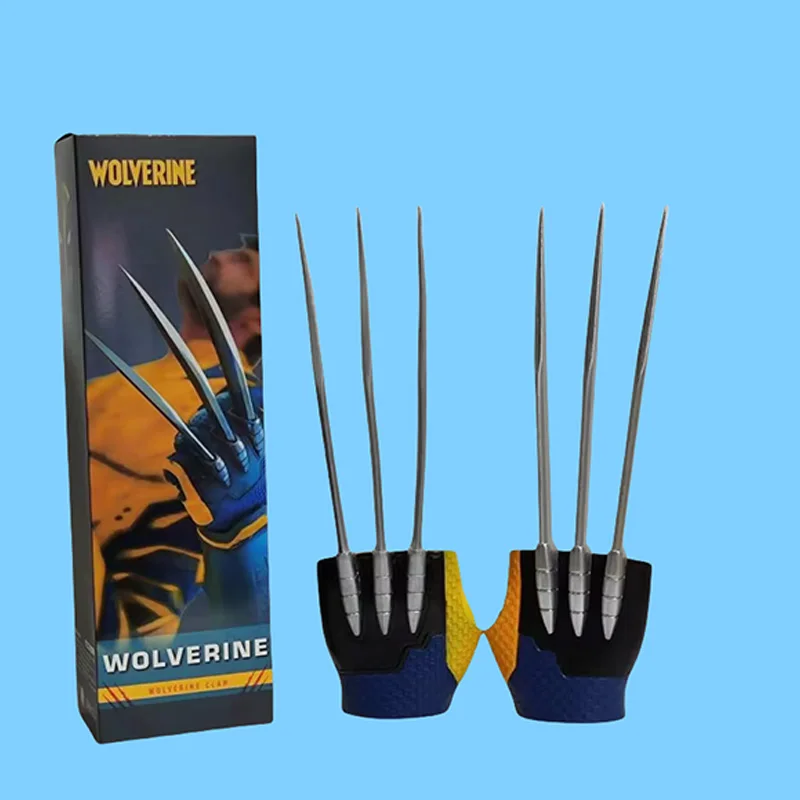 В наличии Deadpool 3 X-Men Origin:Wolverine Claw 1:1 Перчатки Носимая модель оружия Опора Аниме