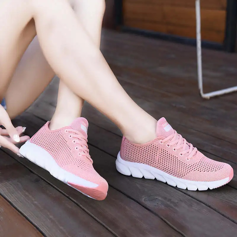 

Big Sizes Woman Sneakers Anti Slip Sport Shoes Tennis Luxury Brand 2021 Running Sneakers Woman Gold White Sports Shoes Tennis