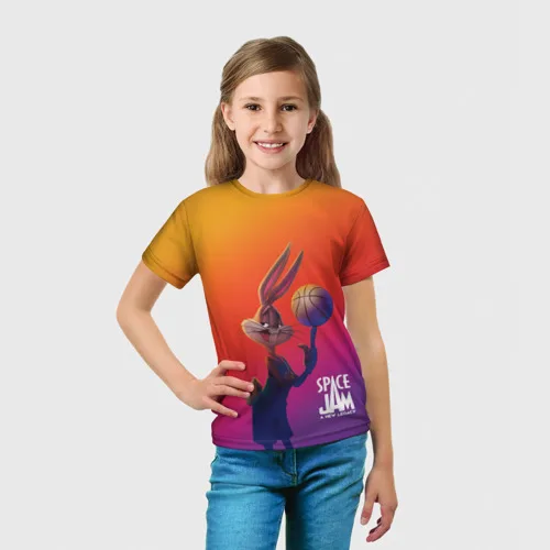 Детская футболка 3D Space Jam 2 | Багз Банни - Фото №1