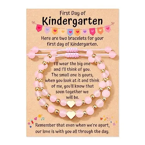 Милый браслет из натурального камня для влюбленных 2 шт. Розовый Плетеный