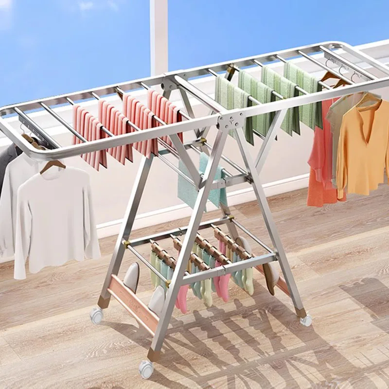 Подвижная Регулируемая многофункциональная стойка-Трипод для сушки одежды