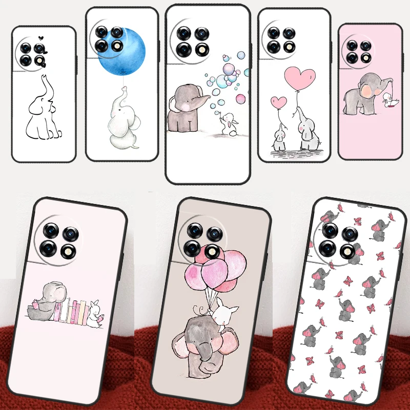 Милый слон для OnePlus Nord 3 2T CE 2 Lite N10 N20 N30 N100 11 8 9 10 Pro 8T 9R 10R 10T чехол