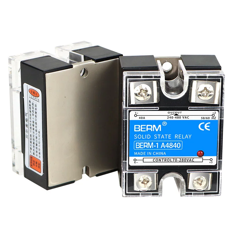 

single phase solid state relay AC controlled AC SSR-40AA A4825 SSR-25AA