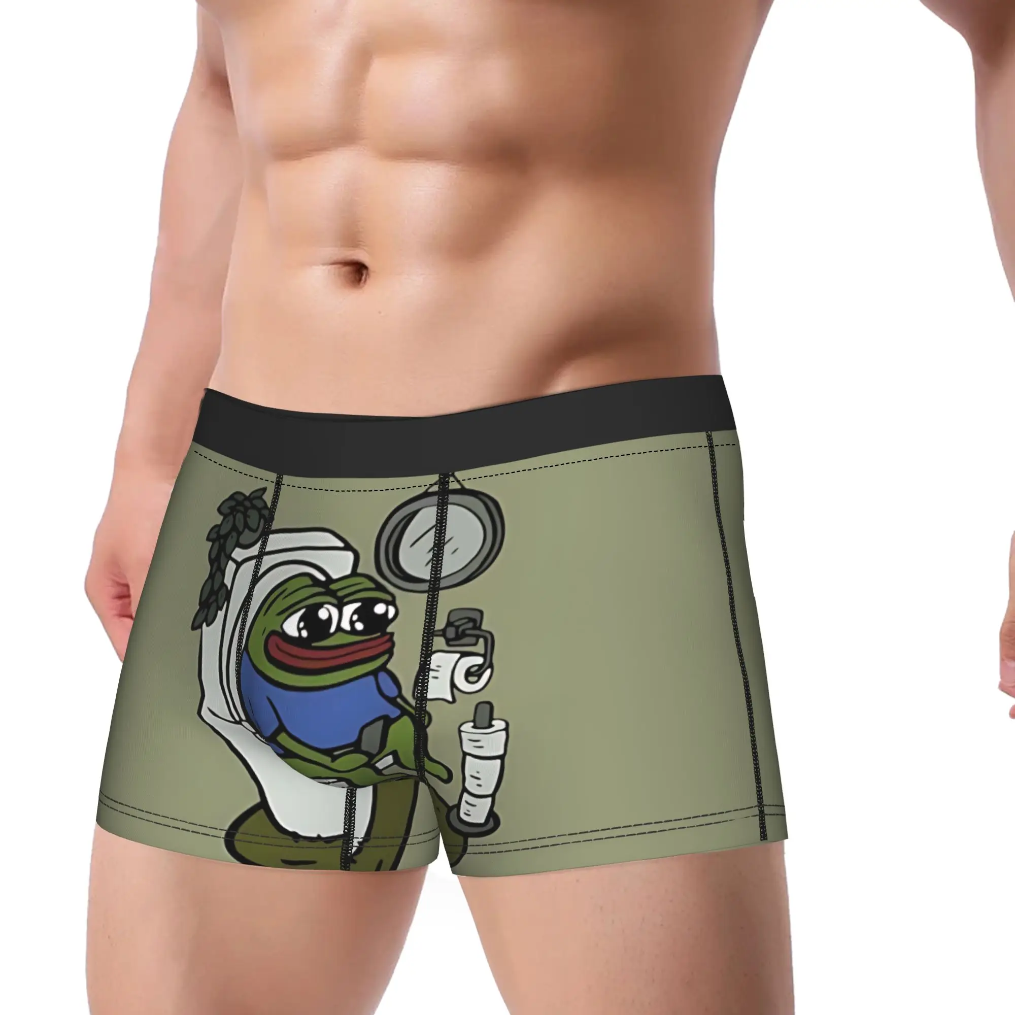 Фото 1 шт. P-Pepes Angry Underpants, дышащие трусы, мужское нижнее белье, вентилируемые шорты №2