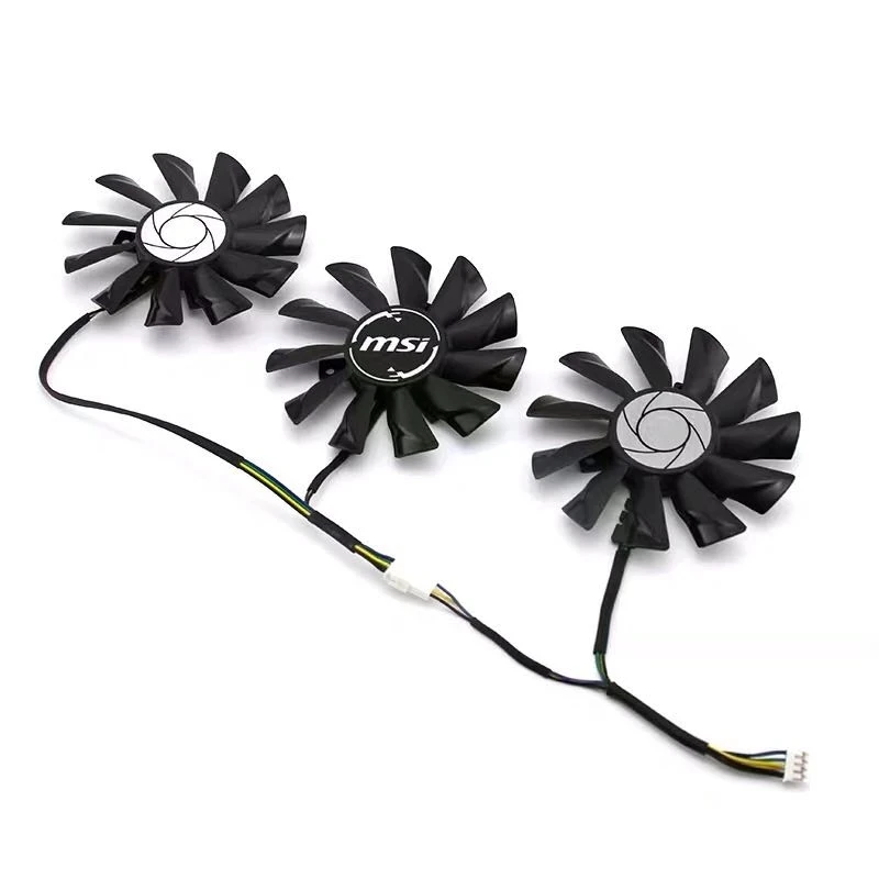 Новый 85 мм 4PIN PLD09210S12HH охлаждающий вентилятор для MSI GTX 1080 1070 1060 Duke TI графической