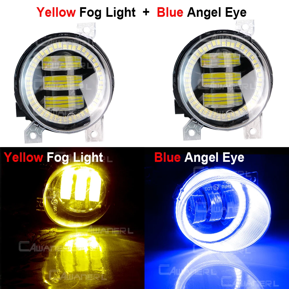 2 X Автомобильная Передняя CAN-шина, фонарь, дневные ходовые огни, дневные ходовые огни с ангельскими глазами, ДХО для VW Volkswagen Golf Plus Mk5 2004 2005 2006 2007 2008