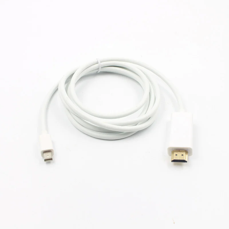 Dhl 100 шт./лот Мини Dp к Hdmi-кабелю Minidp Hdmi 1 8 м Line 20-контактный интерфейс идеальный