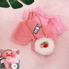 Одежда для 30 см корейские плюшевые куклы Lalafanfan утка игрушки 26 стилей костюм с капюшоном свитер сумка Кукла одежда наряд реквизит