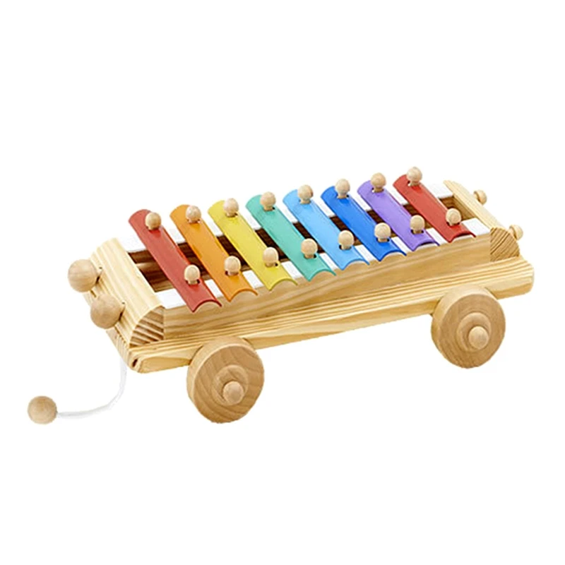 

Eight-Color And Eight-Tone Children's Toy Wooden Knocking Piano Toddler Educational Toys Musical Toys Kids Music