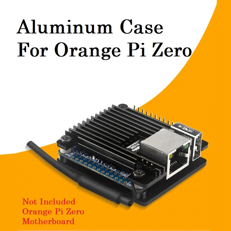 

HOT-For Orange Pi Zero Aluminum Case Development Board Protection Cooling Shell Metal Protective Passive Cooling Enclouse