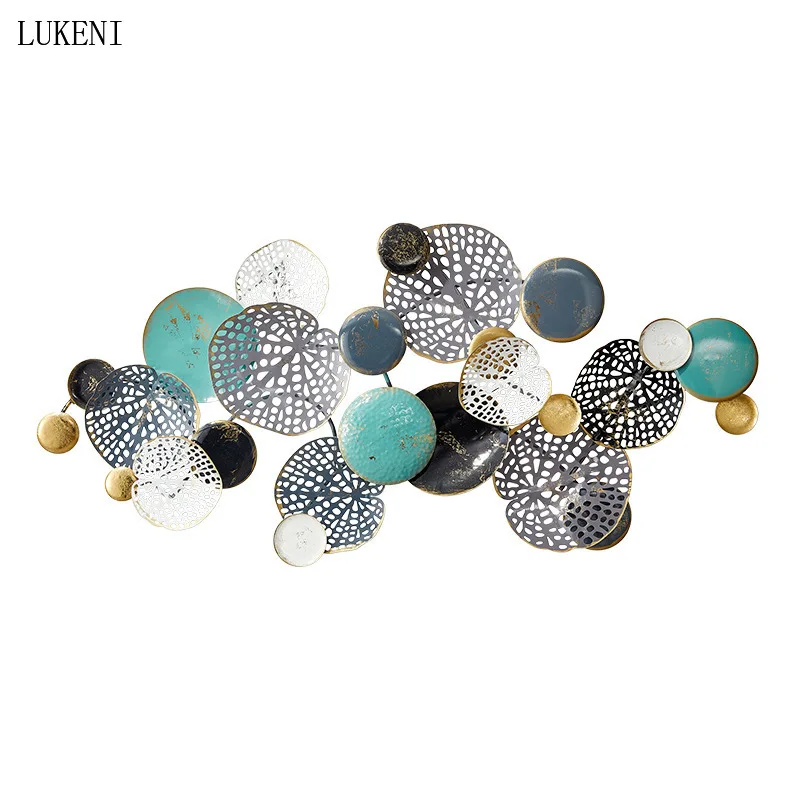 

Light Luxury Iron Wall Hanging Simple Modern Study Model Room Wall Decoration Pendant Living Room Background Wall Decoration