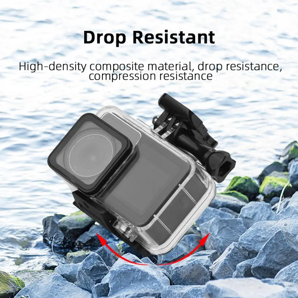 Водонепроницаемый чехол для дайвинга на 40 м/4/3 футов, защитный чехол для подводной экшн-камеры для дайвинга, защитный чехол для DJI OSMO Action