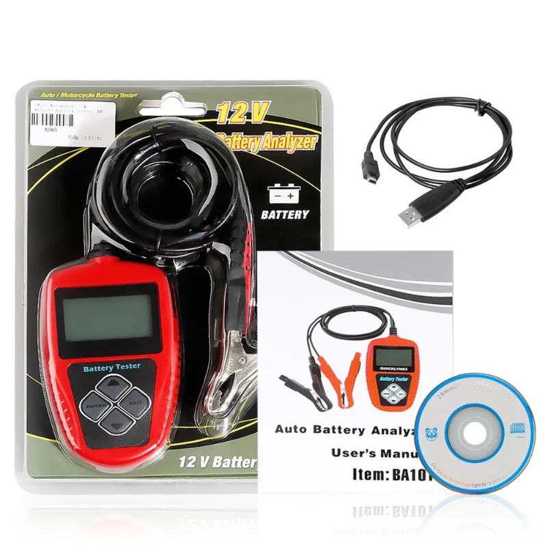 Тестер автомобильного аккумулятора BA101 12 В