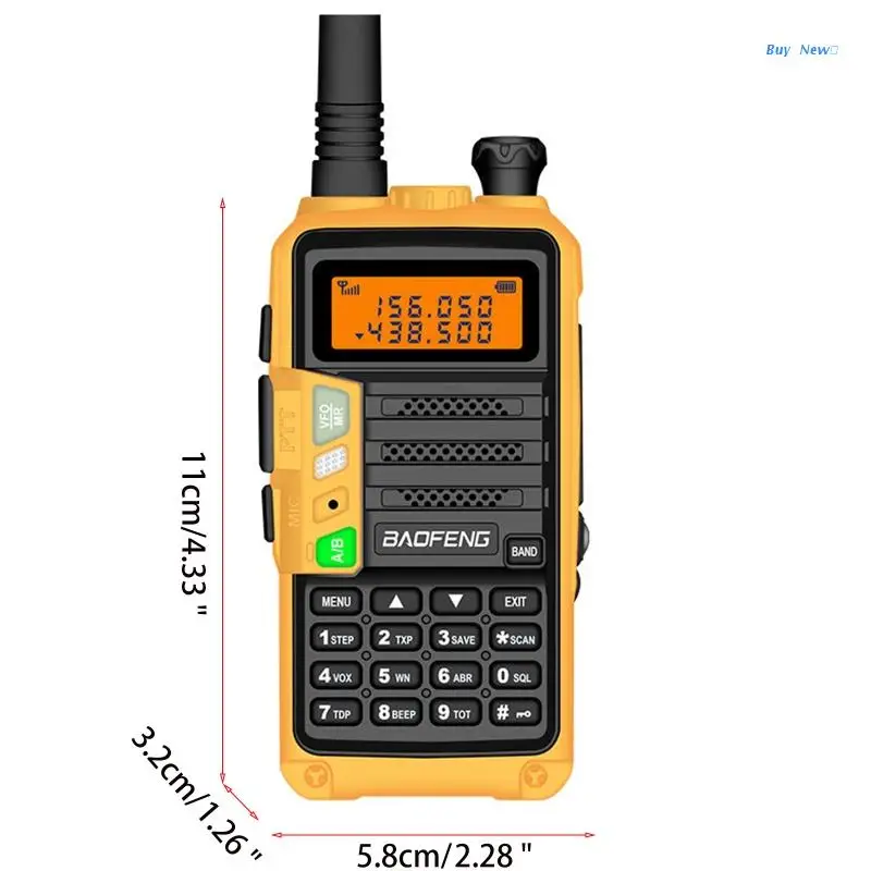 BF-S9Plus Two Way Radio for Self Driving Outdoor Mountaineering Lightweight