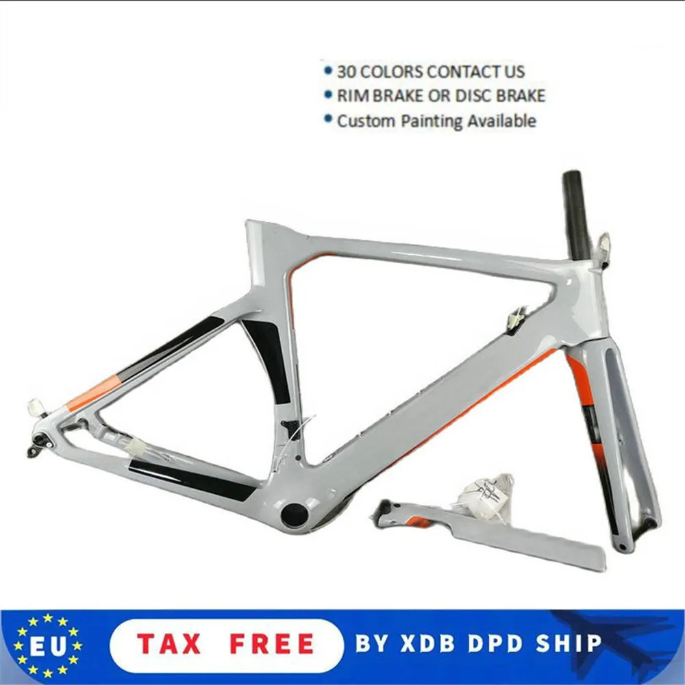 

T1000, концепция дискового тормоза, карбоновая рама для дорожного велосипеда, серый диск, набор углеродных велосипедов 16 цветов