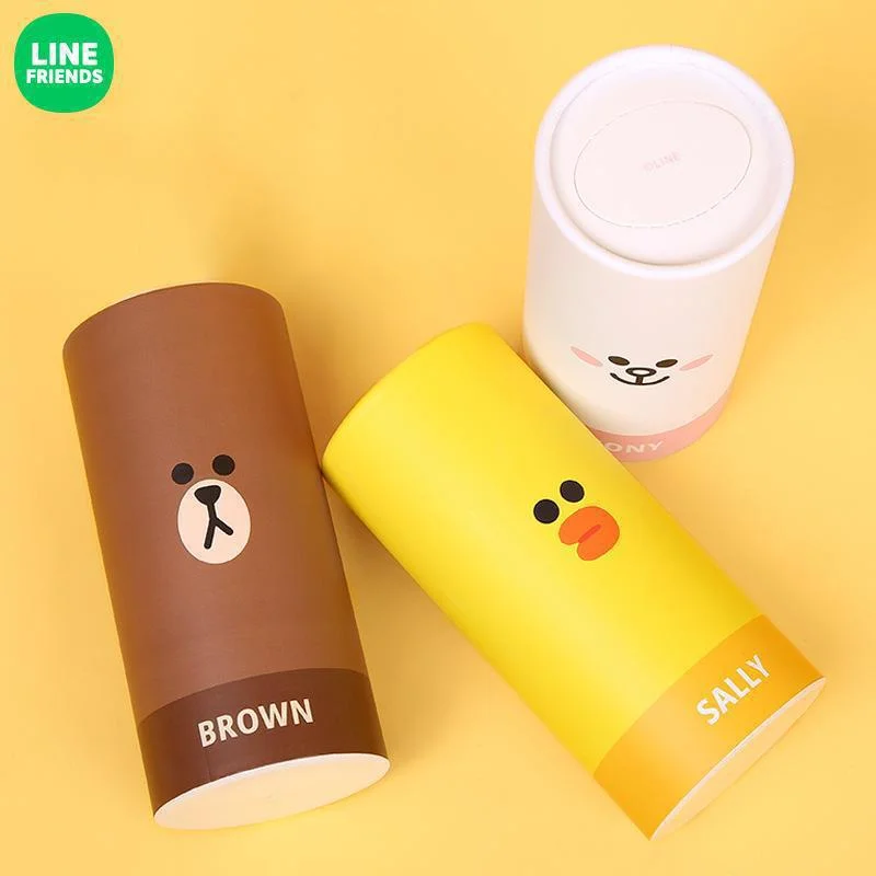 

3 шт. комбинированный костюм для друзей, коричневый круглый откачивающийся бумажный тюбик, милый мультяшный автомобильный контейнер салфет...