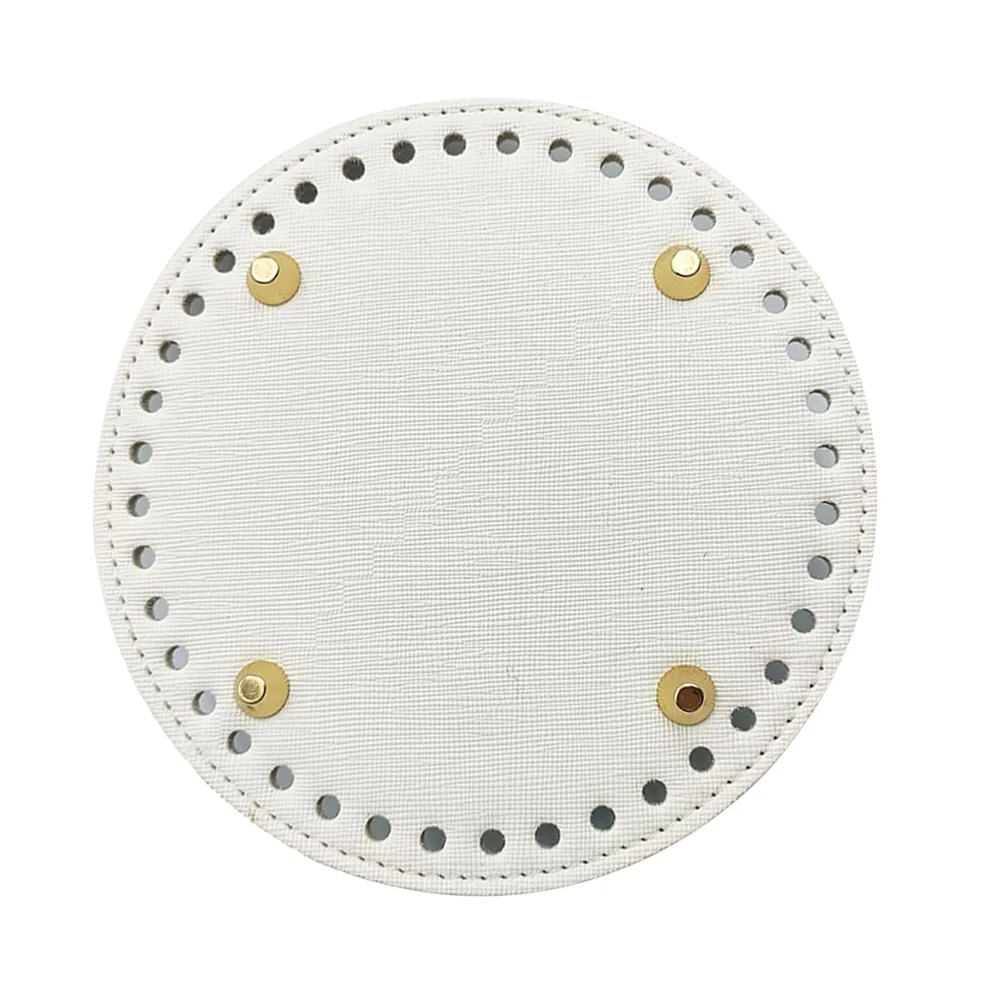 

Shaper Bottom Base Purse Insert Handbag Crochet Acrylic Pad Round Tote Knitting Nail Cushion Diy Pu Material Making Board Hand