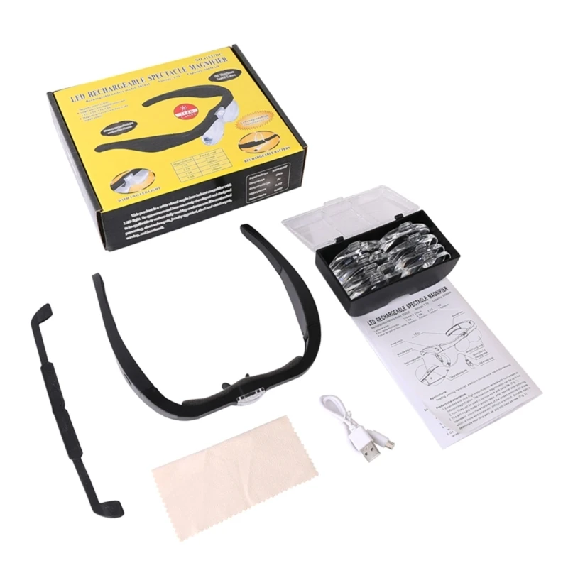 

Увеличительное стекло P82E «свободные руки» с USB-зарядкой