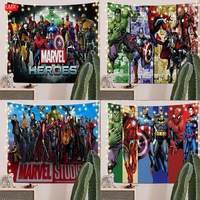marvel avengers tapestry superhero movie endgame artwork avengers retro comics for kids room home decor mural wall hanging