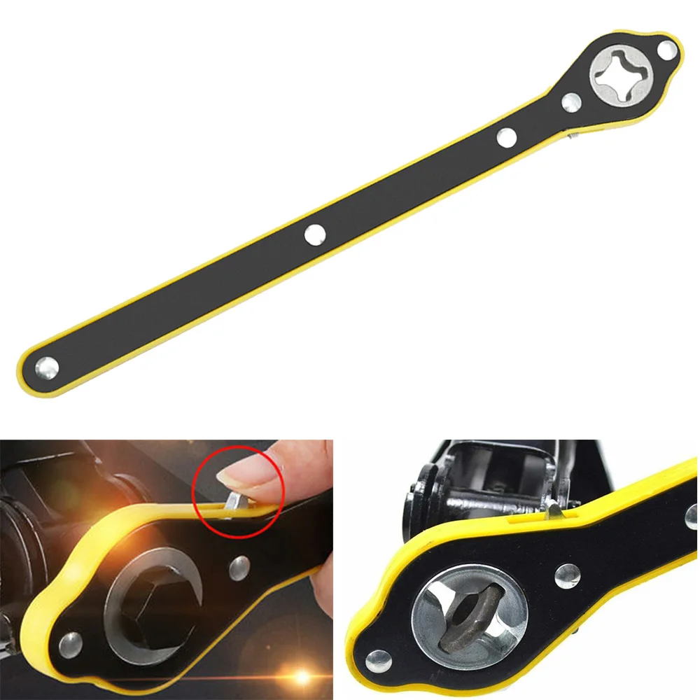 

Cross Hexagon Scissor Jack Lifting Effortless Joystick Tools Car Labor-saving Wrench Tire Wrench 360 Degree Rotation Handle Tool