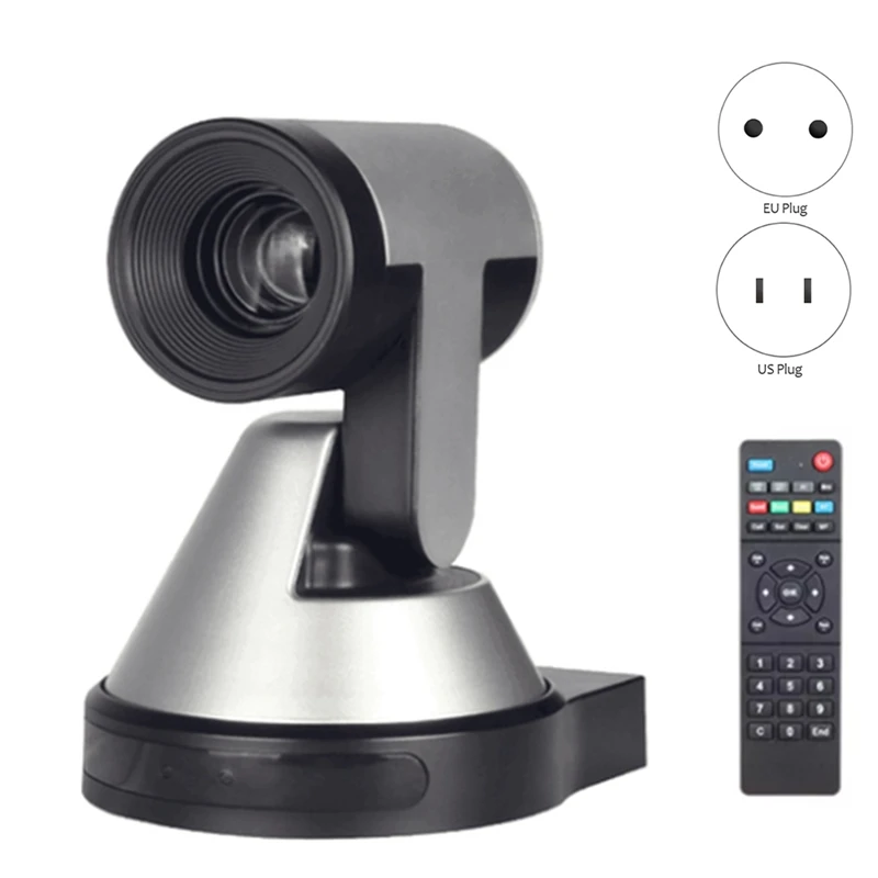 

Optical Zoom PTZ Camera USB Full HD 4K Video Conference Camera Fit For Meeting Church Broadcast Live Streaming (A)US Plug