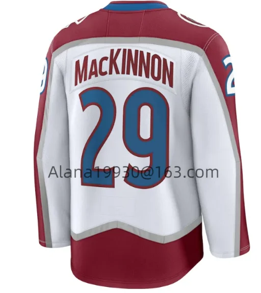 Изготовленные на заказ трикотажные изделия нового стиля Nathan MacKinnon Cale Makar Mikko Rantanen