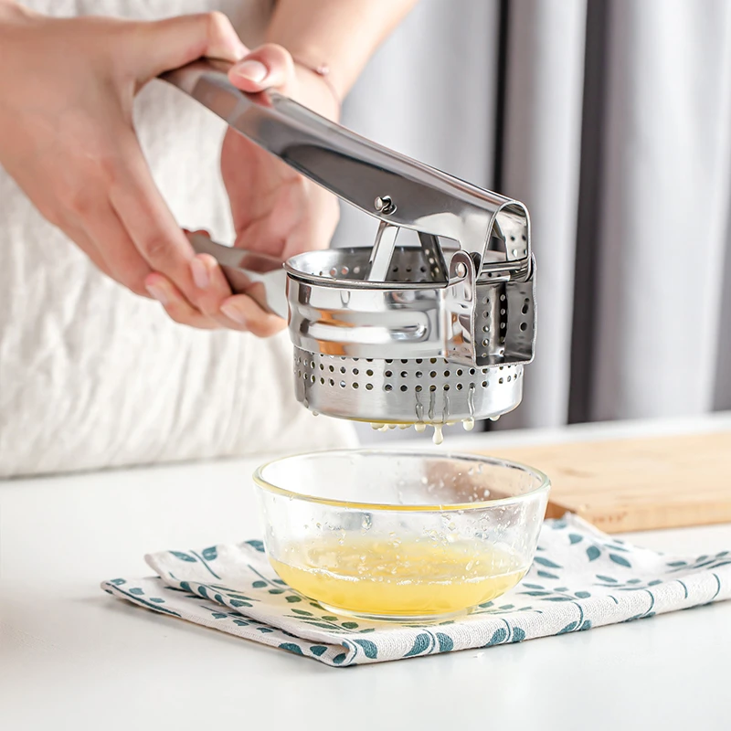

Stainless Steel Potato Masher Vegetable Ricer Fruit Juicer Baby Food Maker Kitchen Food Process Strainer Cooking Tools