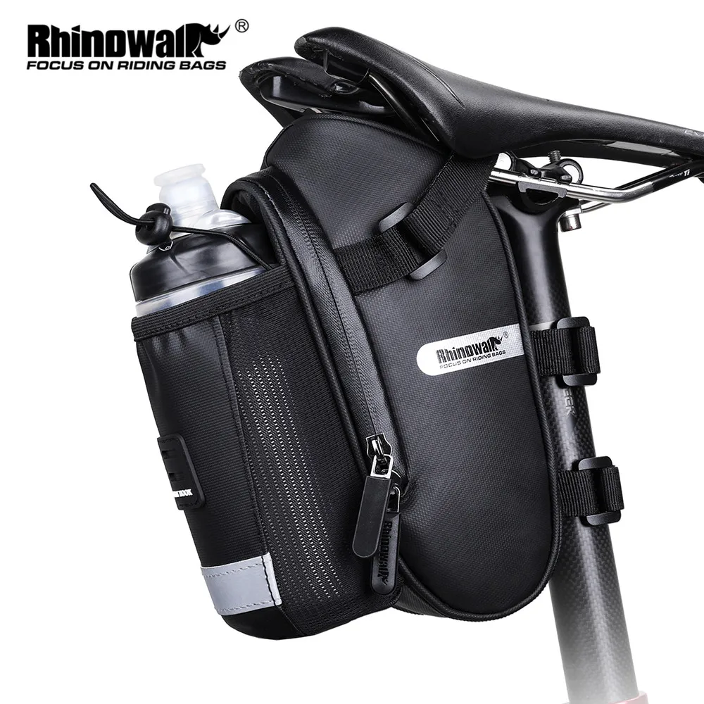 

Rhinowalk Bicycle Waterproof Tailpack 2.5L Large Capacity Foldable Road Bicycle Saddle Pack Outdoor Cycling Equipment