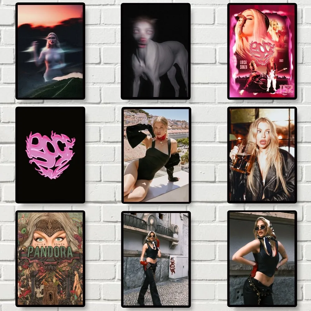 Постер Luisa Sonza Singer галерея Самоклеящиеся украшения для дома наклейки на стену