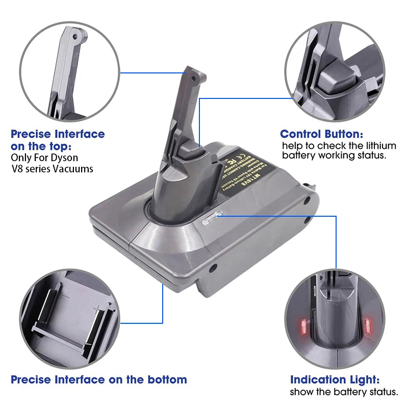 Конвертер dawupine MT18V8 может использоваться для Makita 18 в литий-ионная батарея BL1860 BL1850